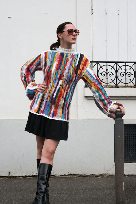 Le pull scrap yarn